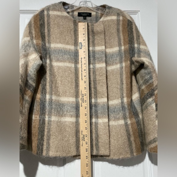 Talbots Plaid Swing Jacket, women’s 4 - Picture 10 of 13
